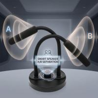 AI Translation Booth Multi Directional Microphone A/B Role Voice ...