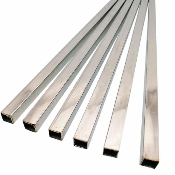 Quality Square 201 Stainless Steel Pipe 1m To 12m Decorative Stainless Steel Welded Pipe for sale