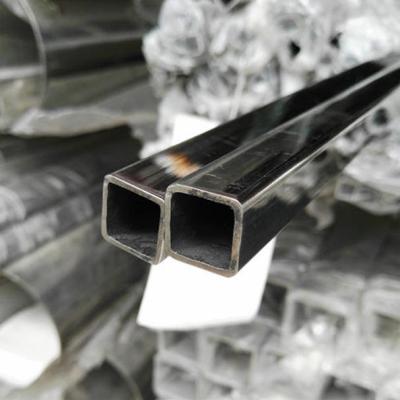 China 5.8m 10M 201 Stainless Steel Pipe Ss Rectangular Pipe HL Finish for sale