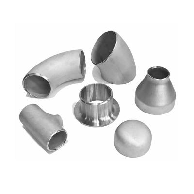 China Food Grade Round Pipe Fittings Nipple Stainless Steel 304 Pipe Fittings Customized for sale