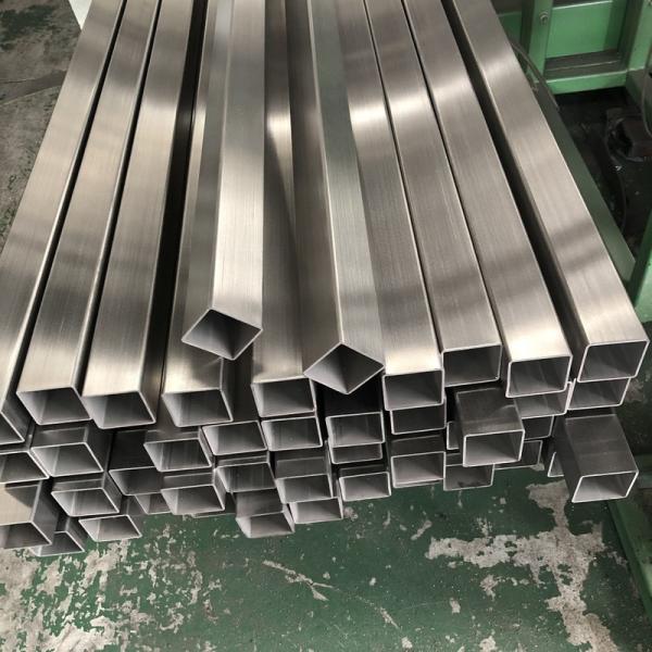 Quality 5.8m 10M 201 Stainless Steel Pipe Ss Rectangular Pipe HL Finish for sale