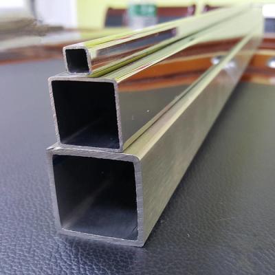 China 10 mm X 10 mm ASTM 304 nahtloses Rohr Ss Geländer Quadratrohr für Balkon zu verkaufen
