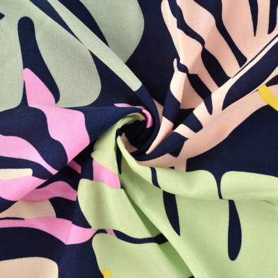 China High Quality Customized Viable Plain Printing Woven Soft Tropical Rayon 100% Fabric For Dress for sale