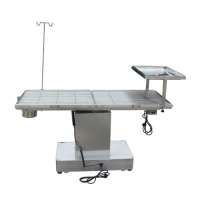 China Stainless Steel Thermostatic Two Way Tilting Veterinary Operation Table for sale