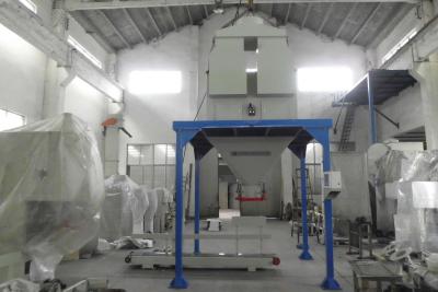 China Doppeltrichter-Zufuhr-Pulver-Aufbauschungs-Maschinen-automatische Aufbauschungs-Ausrüstung 400 Taschen/Stunde zu verkaufen
