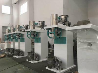 China Pneumatic Drive Semi Automatic Bagging Machine for Powder 150 - 200 Bags Per Hour for sale