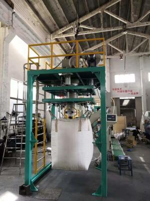 China PE PVC Granular Big Bag Filling Machine Weighing Controller + Touch Screen for sale