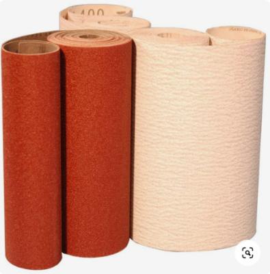 China Abrasive Emery Cloth Rolls Sandpaper Polyester Substrate J X Y Cloth for sale