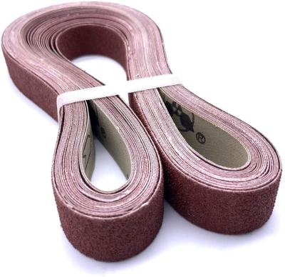 China J-Wt Flexible Cotton Poly Cloth Sanding Belt Aluminum Oixde Wood Soft Metal for sale