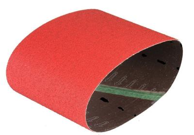 China Ceramic Alumina Y-Wt Sanding Belts Cool Grinding Metal Polyester Cloth Red Purple for sale
