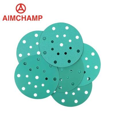 China 6 Inch Hook And Loop Sanding Pads Abrasive Tools Car Sanding Sandpaper for sale