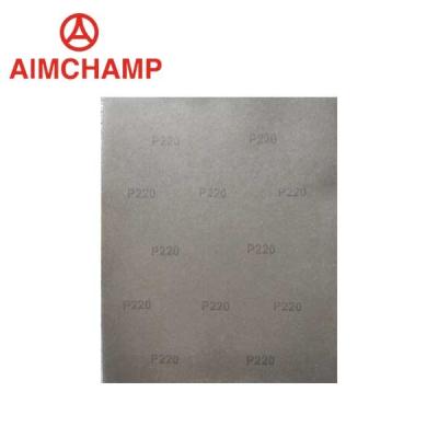China Waterproof Sanding Paper Kraft Paper Sheet Latex Abrasive Sheet 230x280mm 9x11inch for sale