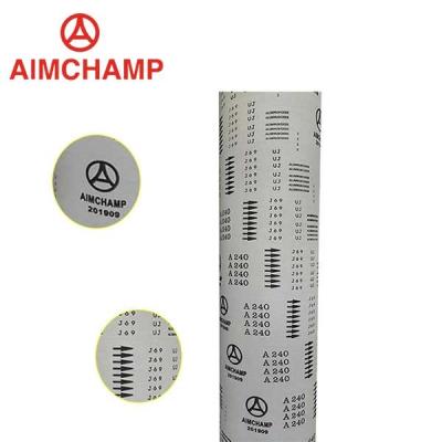 China Aluminum Oxide Abrasive Soft Metal Grinding Sand Belt Jumbo Roll Cloth Belt for sale