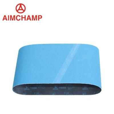 China Zirconia Alumina Y Cloth Metal Grinding Belt Polyester Cloth Waterproof for sale