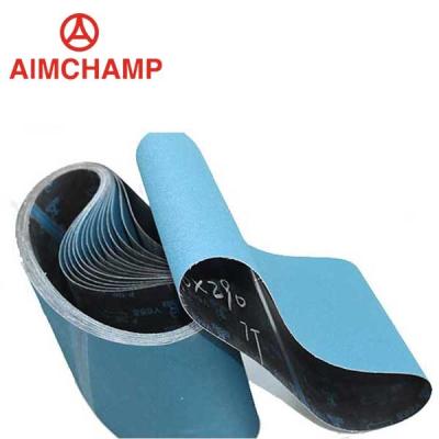 China Woodworking Blending Cloth Aluminum Oxide Sanding Belts Zirconia Abrasive for sale