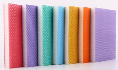China Rhombus Surface Sponge Sanding Foam Pad Aluminum Oxide Furniture for sale