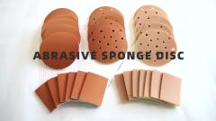 Hand Sanding Sponge 100x75mm Abrasive Sanding Sponge Orange Colour PU pad