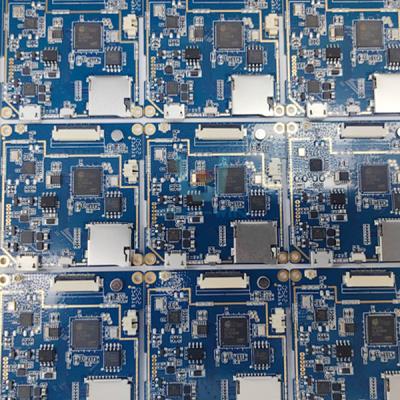 China Double Sided Pcba Printed Circuit Board Blue Pcb Board Manufacturer for sale