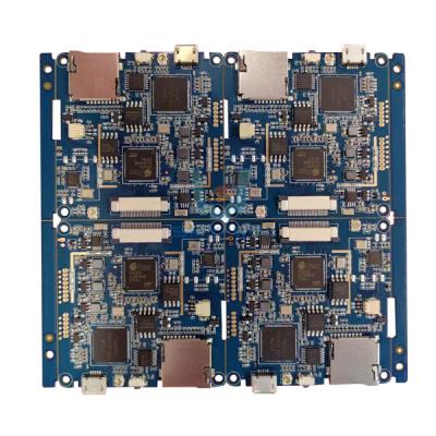 China Engineering FR4 Blue PCB Assembly Service Surface Finish Immersion Gold With Function Test for sale