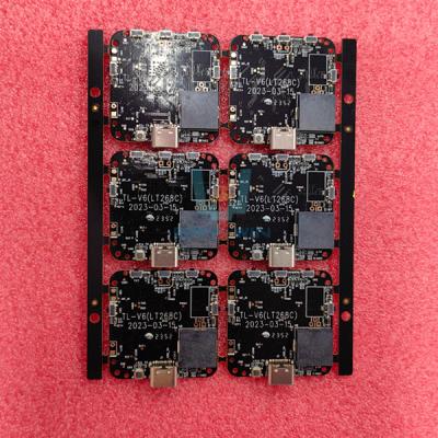 China Black Soldermask Multilayer PCB OEM SMT PCB 4mil  PCB Manufacturer PCB Assembly for sale