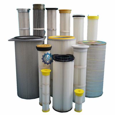 China Elemento industrial del filtro de aire del filtro del cartucho del colector de polvo de Ptfe Hepa en venta