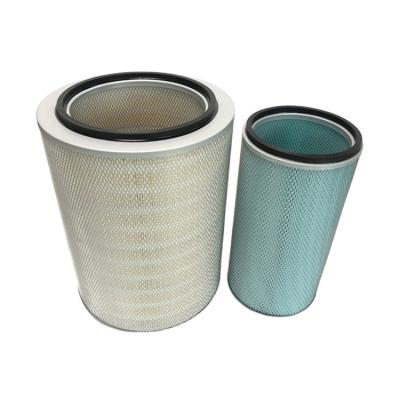 China SS End Cover Air Filter Cylinder 6127-81-7310 AF472M P181002 element air filter for sale
