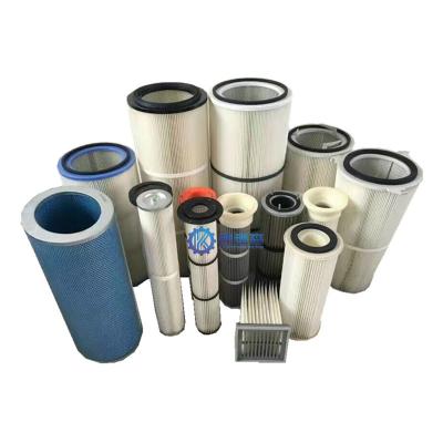 China Filtro de aire industrial de alta calidad conveniente para los elementos de encargo del cartucho de filtro del colector de polvo en venta