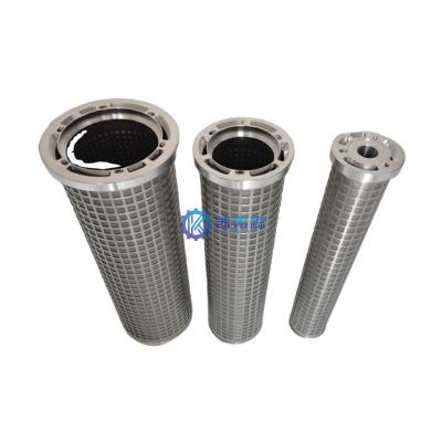 China Malla de alambre sinterizada elemento filtrante de acero inoxidable de 0,5 micrones, filtro de aceite hidráulico en venta