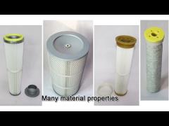 Industrial PTFE Dust Collector Filter Cartridge Element 0.3 Micron