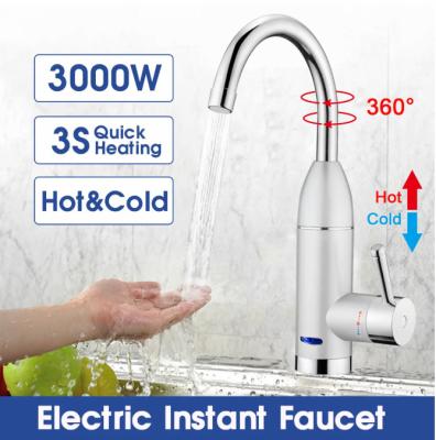 China 304 Stainless Instant Heating Water Faucet CE Kitchen Tap Water Heater 3KW for sale