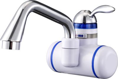 China Brass Tankless Hot Water Tap 220V , IPX4 Electric Instant Water Heating Tap 3000W for sale