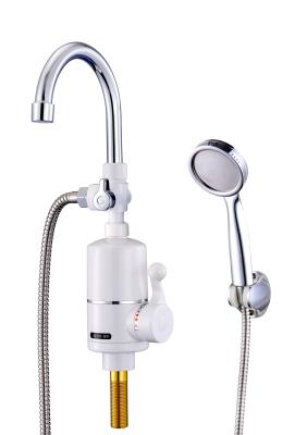 China SS Electric Heating Water 360 Degree Rotating Kitchen Faucet 2000W 3000W for sale