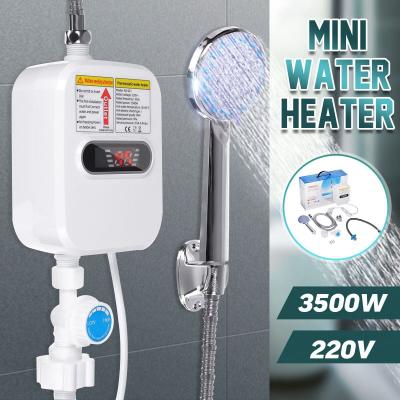 China 3500W IPX4 ABS Plastic Electric Hot Water Tap For Shower Room for sale