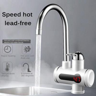 China Deck Mounted Electric Hot Water Tap Instant 2-3L/Min 3KW For Kitchen for sale