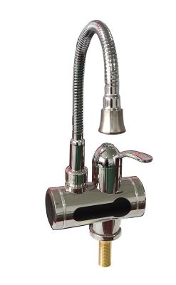 China 3000W LVD Electric Hot Water Mixer Tap With LED Temperature Display for sale