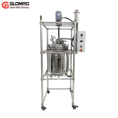 China Double Layer Stainless Steel Reactor Electric Heated High Pressure Reactor 10L - 200L for sale