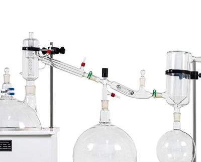 China Destilador de vidro alto Vacuum Distillation Equipment do trajeto curto de Borosilicate para a extração à venda