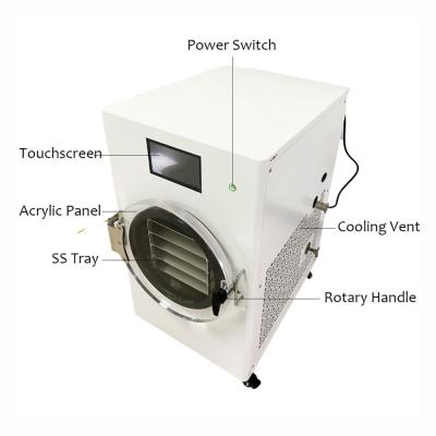 China 2kg 6kg 8kg 12kg Laboratory Commercial Mini Freeze Dryer Machine For Home Food for sale