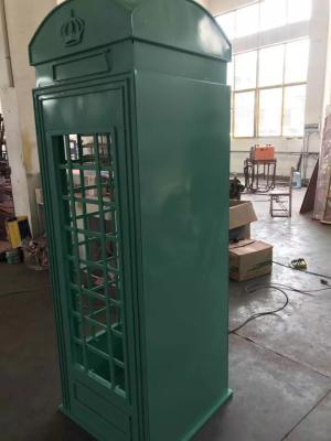 China Überzogene Stahlkonstruktions-allgemeine antike Telefonzellen zu verkaufen