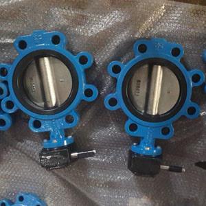 China DN150 Cast Iron Gear Operated Butterfly Valves PN25 EPDM Seat SS416 Stem for sale