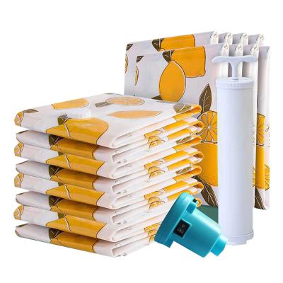 China PAPE Home Flat Vacuum Suction Storage Bags Transparent for sale