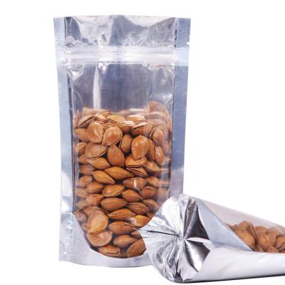 China k Aluminum Foil Standing Up Pouches Resealable with Transparent Front for sale
