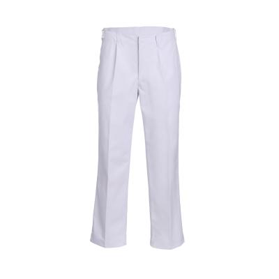 China Insert Pocket Unisex Belt Loop White Chef Pants for sale