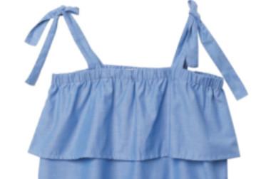 China Blusa halter tejida llano de las señoras del azul del algodón el 20% del poliéster el 80% en venta