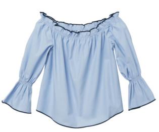 China Vestido sem alças das senhoras azuis elásticas do algodão do poliéster da correia à venda