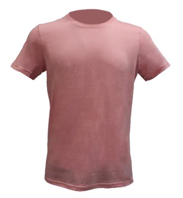 China Camiseta de manga corta 100% del cuello barco del algodón 220GSM en venta