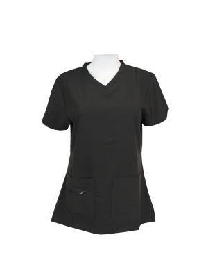 China 170 negro del poliéster 5% Spandex del vestido el 95% del estiramiento de la manera del G/M 4 en venta