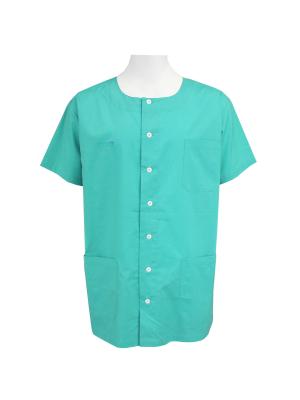 China 180G Medical Uniform Polyester 65% Cotton 35% Crew Neck Scrub for sale