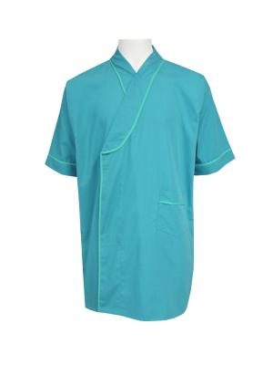 Chine 210 uniforme médical de style de kimono de GSM 65% 35% pour l'hôpital ou l'hôtel à vendre