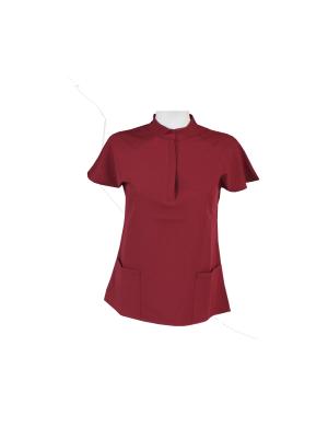 China 180 GSM Twill 2/1 Polyester 77% Rayon 20% Spandex 3% Medical Uniform Scrubs With Pockets for sale